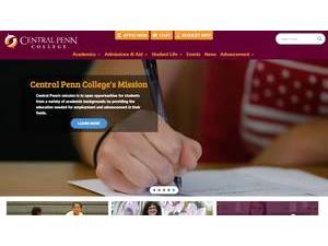 Central Penn College's Website Screenshot