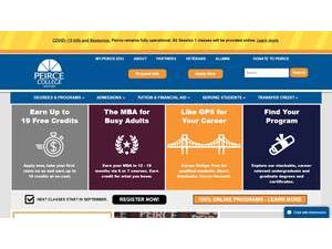 Peirce College's Website Screenshot