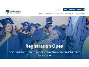 Beulah Heights University's Website Screenshot