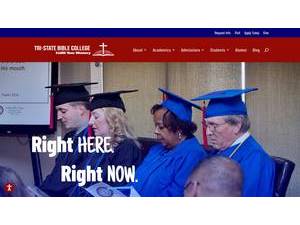 Tri-State Bible College's Website Screenshot