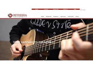Bethesda University's Website Screenshot