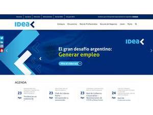 IDEA University Institute's Website Screenshot