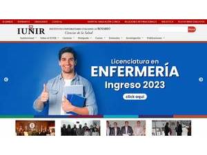 Instituto Universitario Italiano de Rosario's Website Screenshot