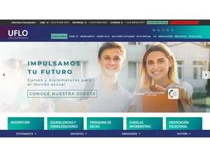 Universidad de Flores's Website Screenshot
