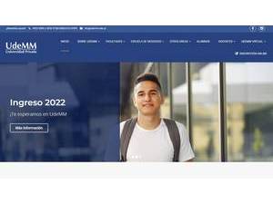 Universidad de la Marina Mercante's Website Screenshot