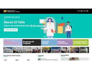 Universidad Torcuato di Tella's Website Screenshot