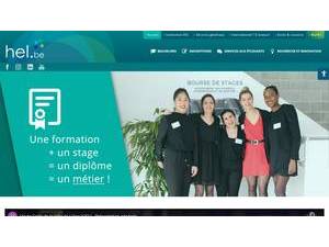 Haute École de la Ville de Liège's Website Screenshot