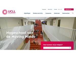 University Colleges Leuven-Limburg's Website Screenshot
