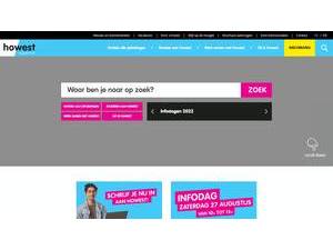 Hogeschool West-Vlaanderen's Website Screenshot