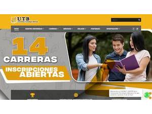 Universidad Tecnológica Boliviana's Website Screenshot
