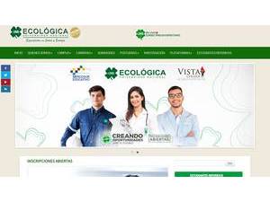 Universidad Nacional Ecológica's Website Screenshot
