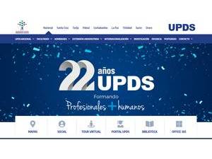 Universidad Privada Domingo Savio's Website Screenshot