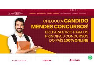Universidade Cândido Mendes's Website Screenshot