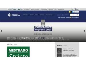 State University of Goiás's Website Screenshot