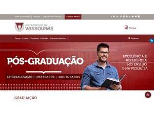 Vassouras University's Website Screenshot