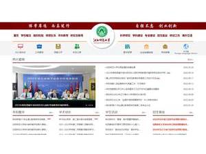 Shenyang Normal University's Website Screenshot