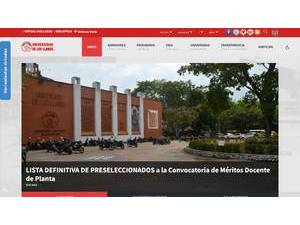 Universidad de los Llanos's Website Screenshot