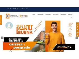 University of San Buenaventura's Website Screenshot