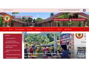 Cor Jesu College's Website Screenshot