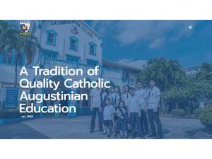 La Consolacion College Manila's Website Screenshot