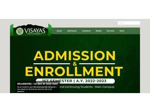Visayas State University's Website Screenshot