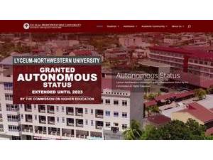Lyceum-Northwestern University's Website Screenshot