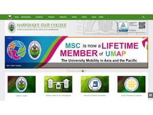 Marinduque State College's Website Screenshot