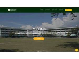 Notre Dame of Dadiangas University's Website Screenshot