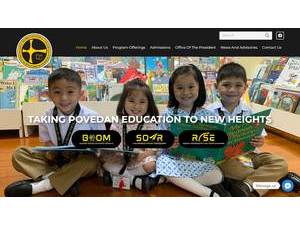 Saint Pedro Poveda College's Website Screenshot