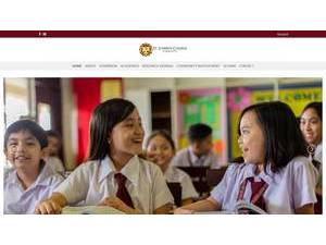 St. Joseph's College of Quezon City's Website Screenshot