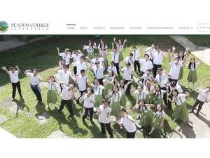 St. Louis College Valenzuela's Website Screenshot