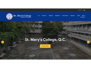 St. Mary's College's Website Screenshot