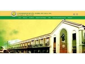 Universidad de Sta. Isabel's Website Screenshot