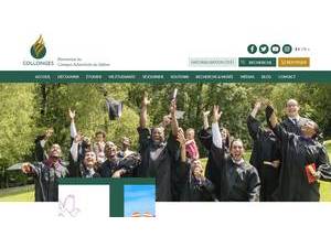 Campus Adventiste du Salève's Website Screenshot