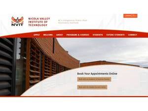 Nicola Valley Institute of Technology's Website Screenshot