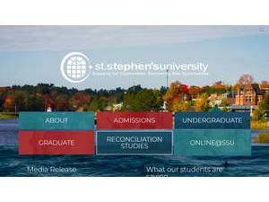 St. Stephen's University's Website Screenshot