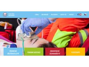 Vysoká škola zdravotnická's Website Screenshot