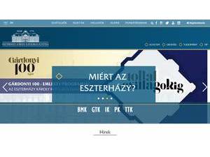 Eszterházy Károly Egyetem's Website Screenshot