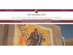 Florida State University Panama City's Website Screenshot