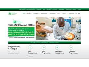Kampala International University's Website Screenshot