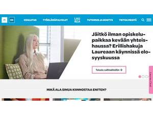 Laurea University of Applied Sciences's Website Screenshot