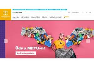 Budapest Metropolitan University of Applied Sciences's Website Screenshot