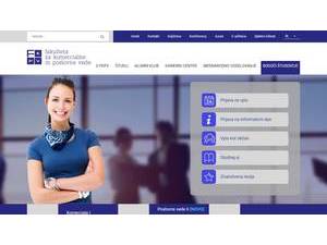 Faculty of Commercial and Business Sciences's Website Screenshot