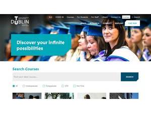 Technological University Dublin's Website Screenshot