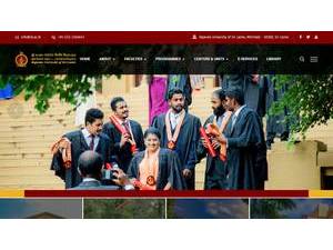 Rajarata University of Sri Lanka's Website Screenshot