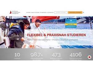 Hochschule für angewandtes Management's Website Screenshot