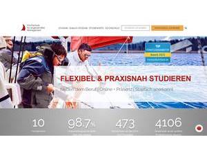 University of Applied Sciences for Management's Website Screenshot