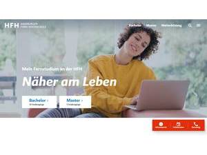 HFH Hamburger Fern-Hochschule's Website Screenshot