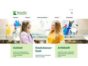 Karelia University of Applied Sciences's Site Screenshot
