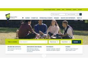Central Queensland University's Website Screenshot